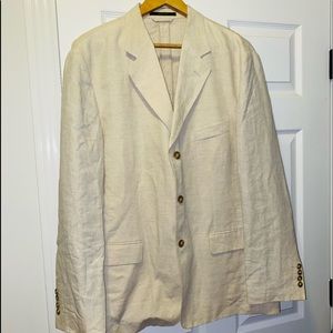 Cream Linen Jacket